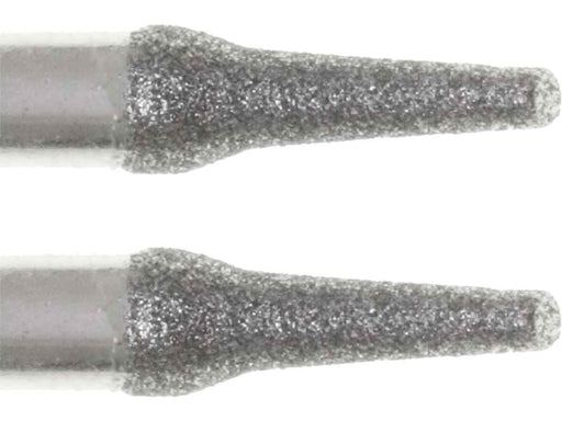02.4mm - 3/32 inch 240 Grit Tree Diamond Burr - 1/8 inch shank - widgetsupply.com
