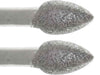 05mm - 25/128 inch 240 Grit Flame Diamond Burr - 1/8 inch shank - widgetsupply.com