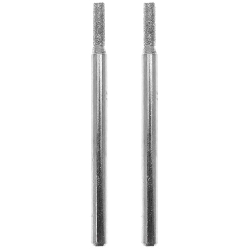 02.3mm - 3/32 inch 400 Grit Cylinder Diamond Burr - 1/8 inch shank - widgetsupply.com