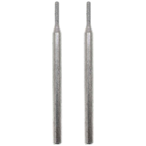 01.4mm - 1/16 inch 400 Grit Rounded Cylinder Diamond Burr - 1/8 inch shank - widgetsupply.com