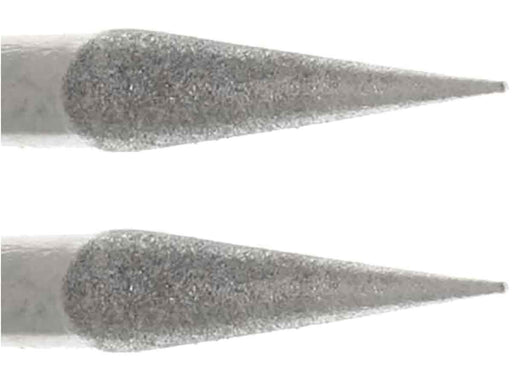 03.1mm - 1/8 inch 400 Grit Cone Diamond Burr - 1/8 inch shank - widgetsupply.com