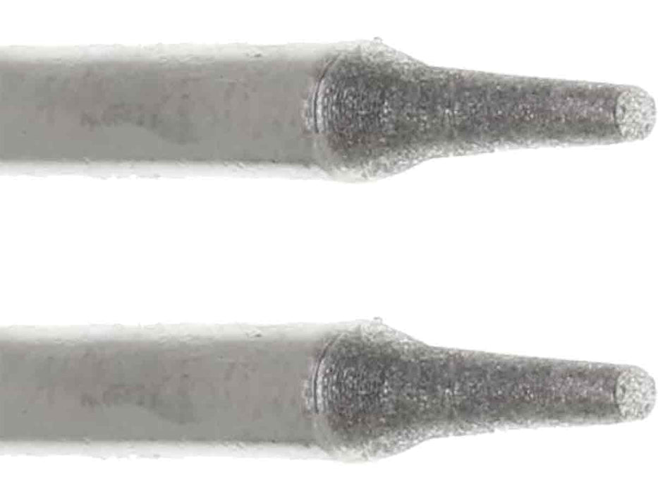 01.9mm - 5/64 inch 400 Grit Cone Diamond Burr - 1/8 inch shank - widgetsupply.com