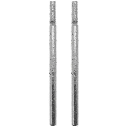 02.7mm - 7/64 inch 400 Grit Cylinder Diamond Burr - 1/8 inch shank - widgetsupply.com