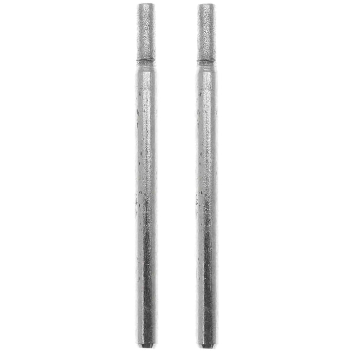 02.7mm - 7/64 inch 400 Grit Cylinder Diamond Burr - 1/8 inch shank - widgetsupply.com
