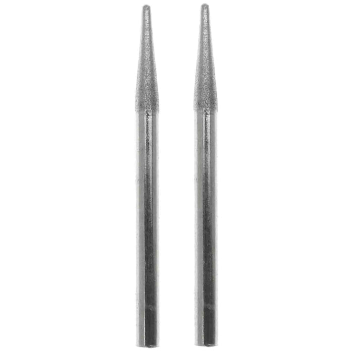 03.2mm - 1/8 inch 600 Grit Cone Diamond Burr - 1/8 inch shank - widgetsupply.com