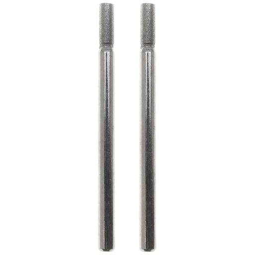 03.0mm - 1/8 inch 600 Grit Cylinder Diamond Burr - 1/8 inch shank - widgetsupply.com