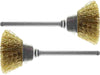 15.9mm - 5/8 inch Brass Cup Brush - 1/8 inch Shank - 36pc - widgetsupply.com