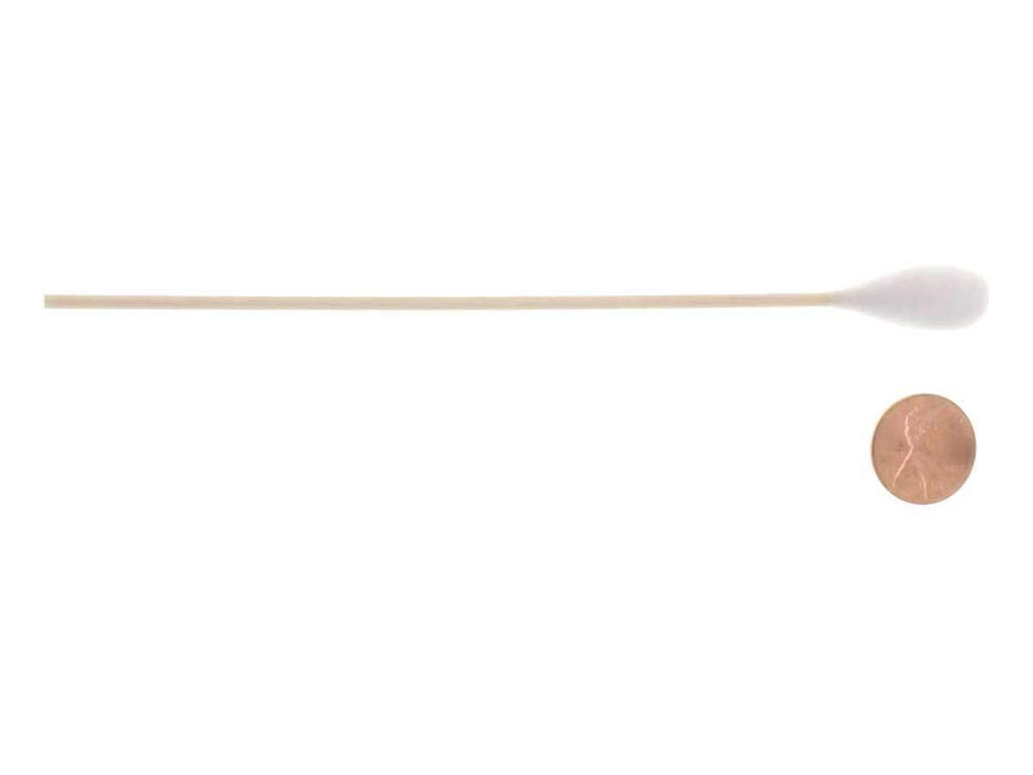 11mm Cotton Swabs - Wood Shaft - 25pc - widgetsupply.com