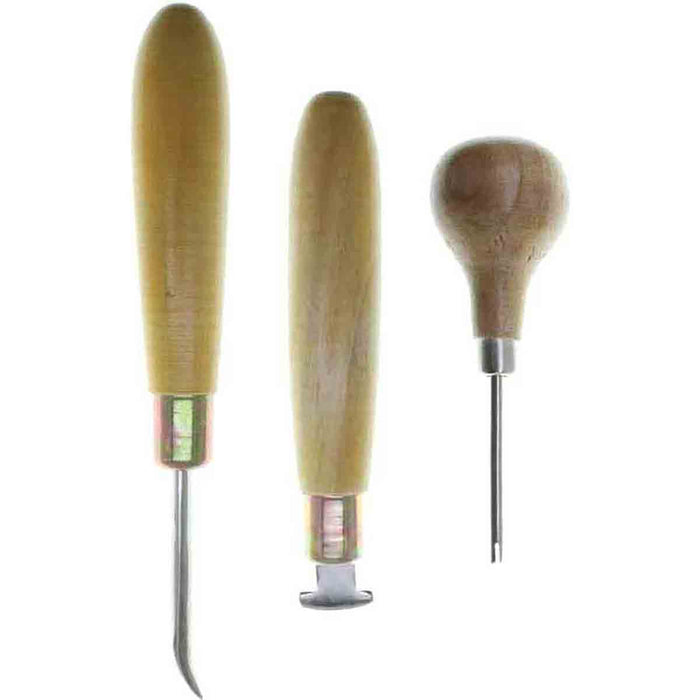 Straight and Curved Burnisher for Stone Setting Polishing