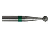 02.3 x 2.2mm Round Diamond Bur - 100 grit  - 3/32 inch shank - widgetsupply.com