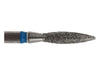 02.3 x 9.5mm Flame Diamond Bur - 150 Grit  - 3/32 inch shank - widgetsupply.com