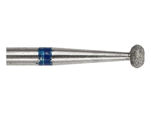 03.0 x 1.8mm Round Edge Wheel Diamond Bur - 150 Grit - 3/32 inch shank - widgetsupply.com