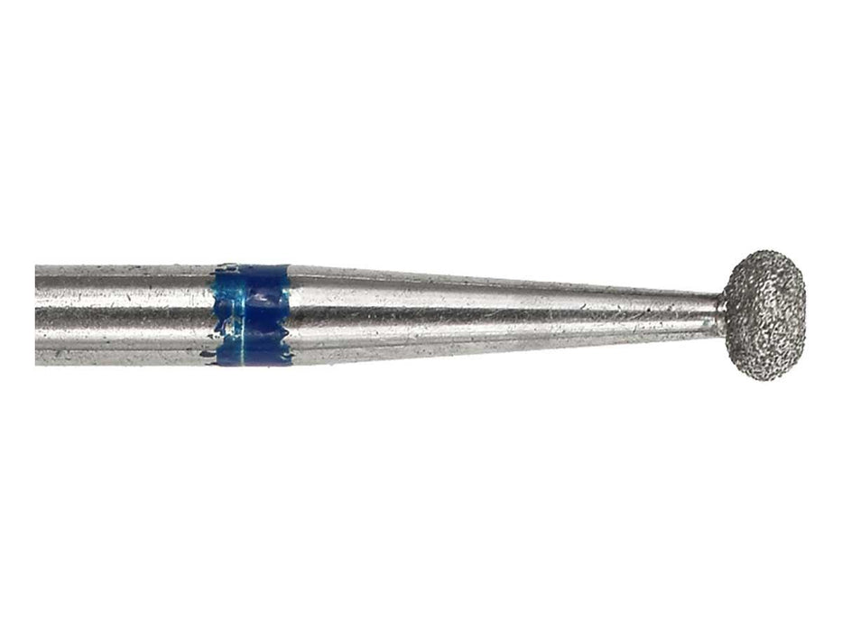 03.0 x 1.8mm Round Edge Wheel Diamond Bur - 150 Grit - 3/32 inch shank - widgetsupply.com