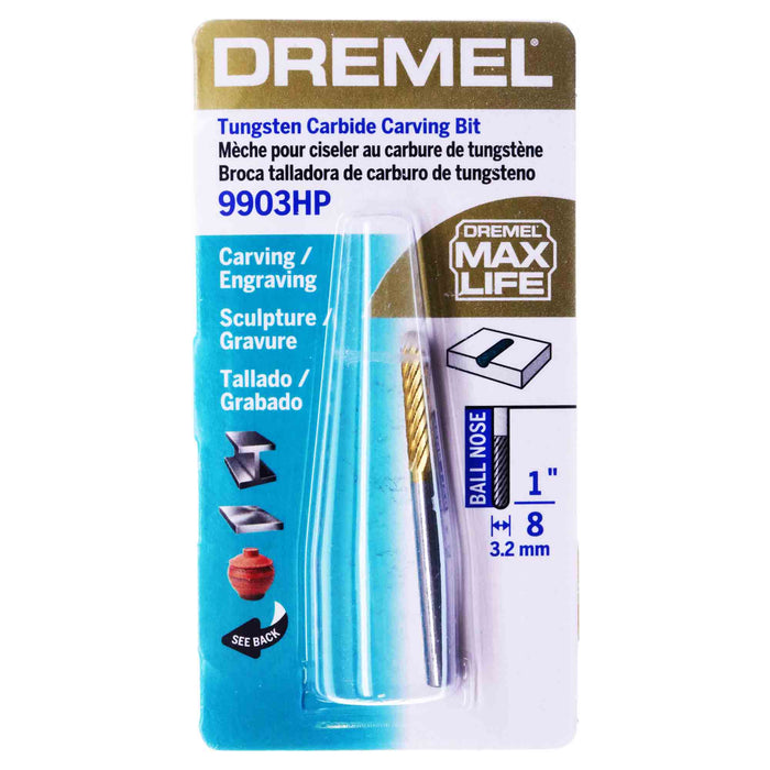Dremel Max-Life 9903HP - 1/8 inch Round End Cylinder Cutter - widgetsupply.com