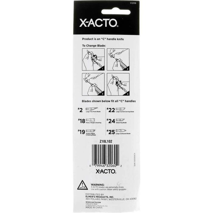 X-ACTO X3206 No 6 Heavy Duty Aluminum Knife Handle - widgetsupply.com
