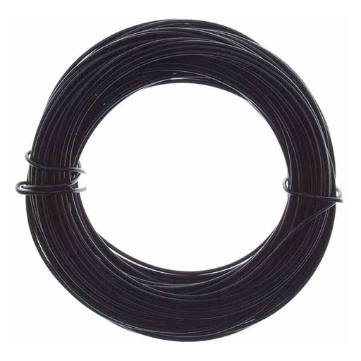 BeadSmith Black 18 Gauge Aluminum Craft Wire - 39 feet - widgetsupply.com