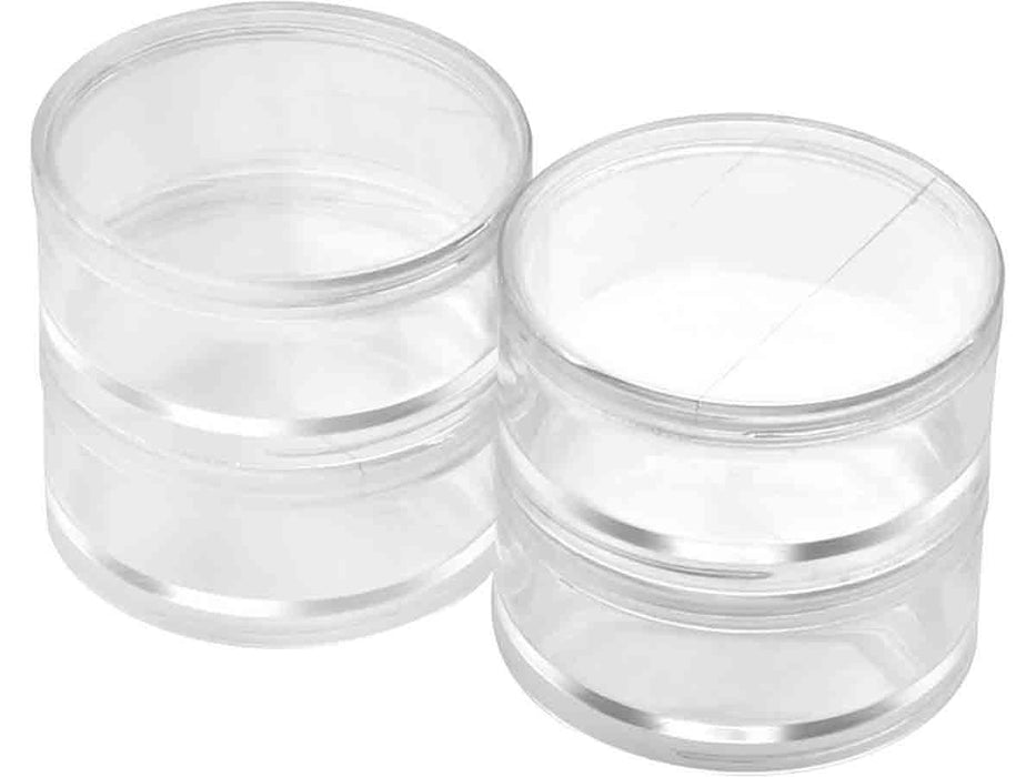 Large Clear Plastic Scalloped Container 3 1/4in x 7 1/2in