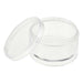 50.8mm - 2 inch Stackable Plastic Containers -  6 Screw On Lids - 6pc - widgetsupply.com
