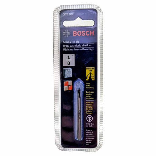 Bosch GT100 - 1/8 inch Glass and Tile Drill Bit - widgetsupply.com