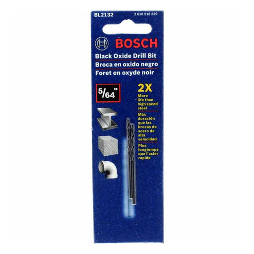 Bosch BL2132 - 5/64 inch Twist Drill Bits - 2pc - widgetsupply.com