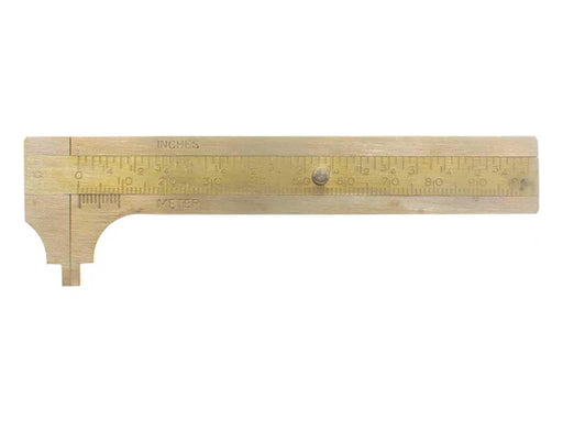 4 inch Brass Vernier Caliper - widgetsupply.com