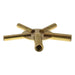 2pc Brass Clock Winding Key Set - 10 Sizes - widgetsupply.com