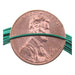 Darice 3959-10 Dark Green 22 Gauge Wire - 10 yards - widgetsupply.com