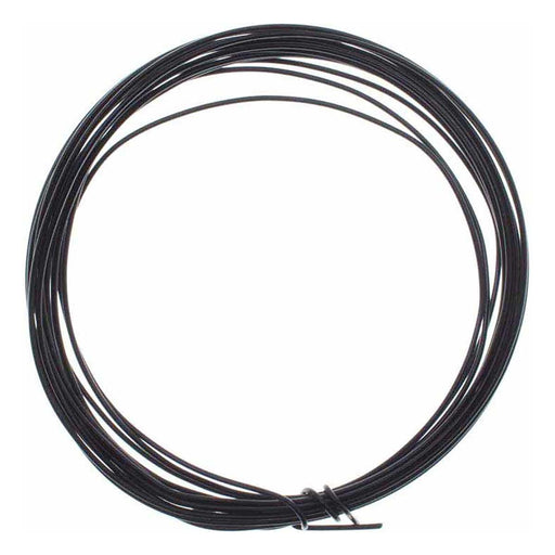 INSPIRELLE 18 Gauge 377 Feet Black Aluminum Craft Wire Bendable Metal Wire  for Jewelry Craft Making