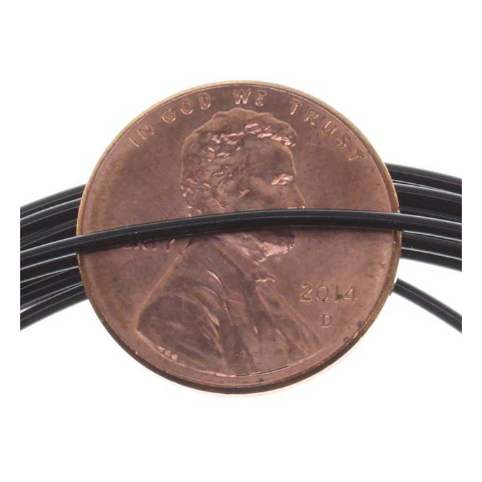 Darice 1999-1564 Black 18 gauge Aluminum Wire - 3 yards - widgetsupply.com