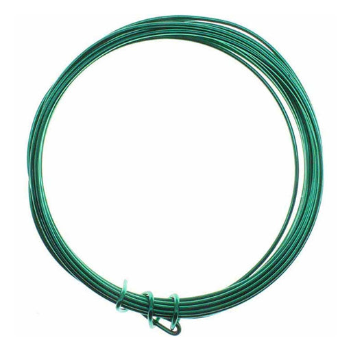 Darice 1999-1556 Green 16 Gauge Aluminum Wire - 3 yards - widgetsupply.com