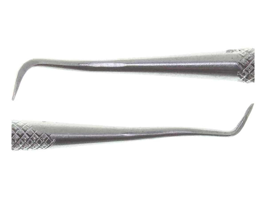 Double End Double Bend Scrapers - 6 1/4 inch - widgetsupply.com