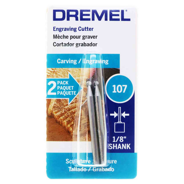 Dremel 105 - 2pc 1/32 inch ROUND Engraving Cutter —