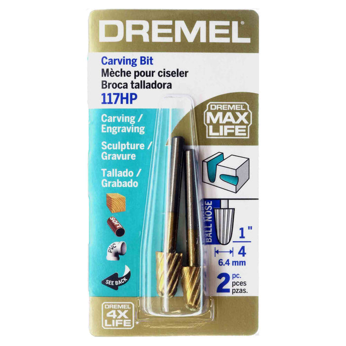 Dremel 115hp Max Life 5/16 inch (7.9mm) High Performance Rotary Carving Bit
