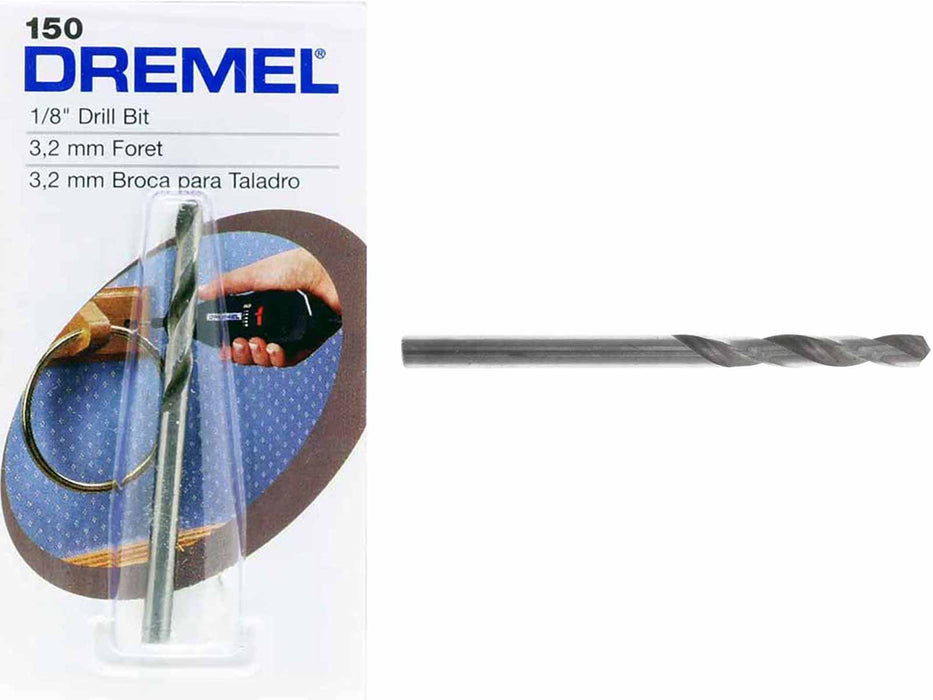 Dremel 150 Drill Bit 1/8 x 1 7/8 inch - widgetsupply.com