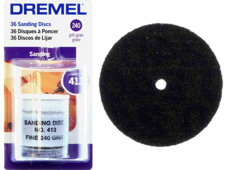Dremel 413 - 240 Grit Sanding Discs - 36pc - widgetsupply.com