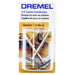 Dremel 428-02 Carbon Steel Wheel Brush - 2pc - widgetsupply.com