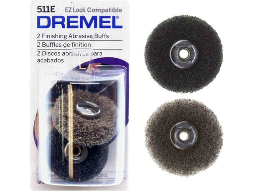 Dremel 511E - EZ Lock Finish Abrasive Buffing Wheels - 2pc - widgetsupply.com