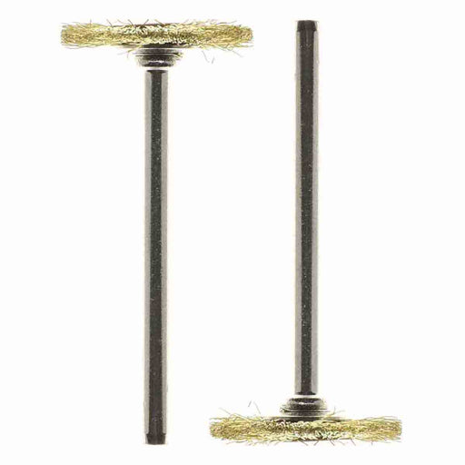Miniature 3/4 Wire Brass Brush on Mandrels for Jewelry Finish with Flex  Shaft Tool