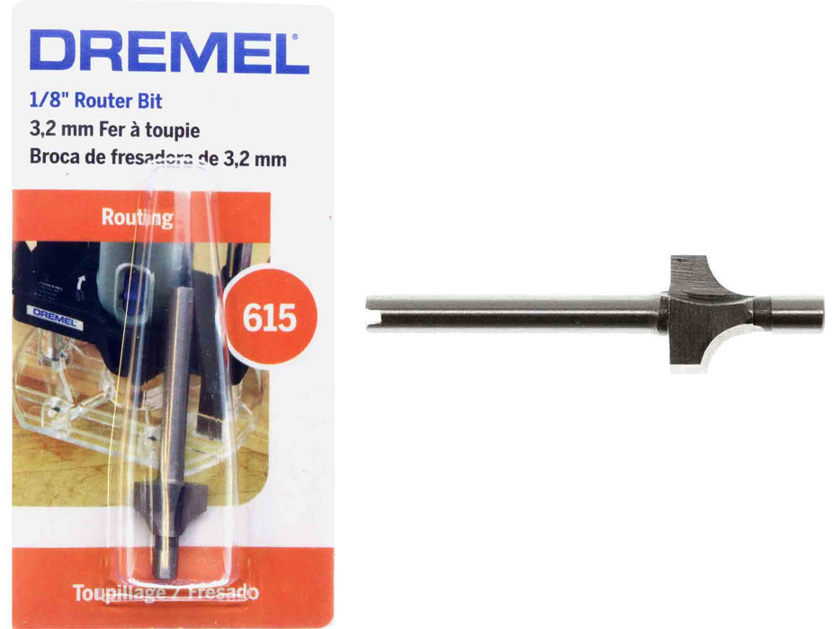 Dremel 615 - 1/8 inch CORNER ROUNDING Router Bit - widgetsupply.com