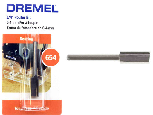 Dremel 654 -1/4 inch STRAIGHT Router Bit - widgetsupply.com