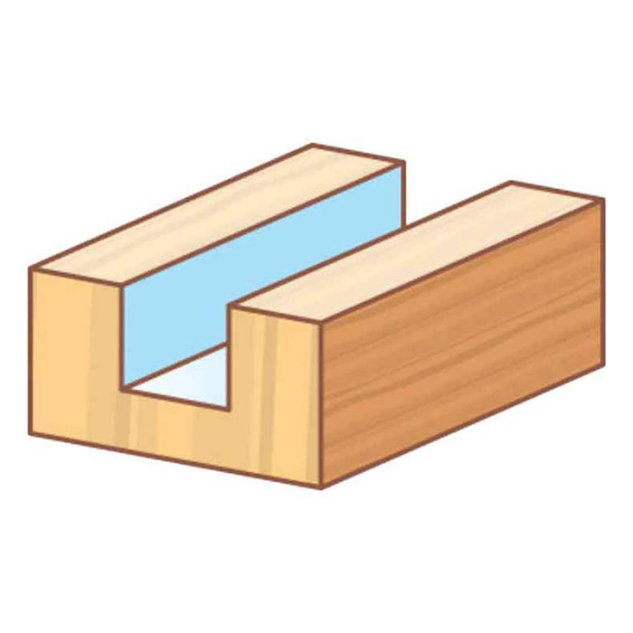 Dremel 654 - 1/4 inch Straight Router Bit - Open Package - widgetsupply.com