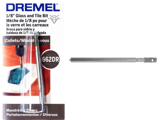 Dremel 662DR - 1/8 inch Glass / Tile Drill Bit - widgetsupply.com