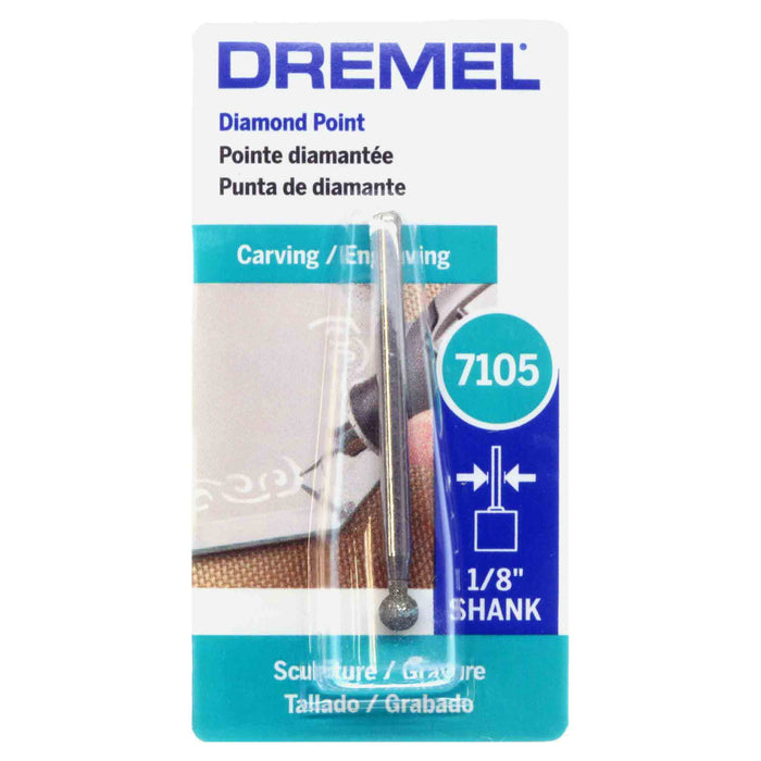 Dremel 7105 - 11/64 inch Round Diamond Burr - widgetsupply.com