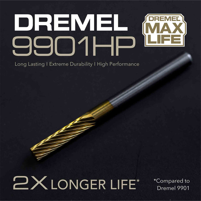 Dremel Max-Life 9901HP - 1/8 inch Cylinder Tungsten Carbide Cutter - widgetsupply.com