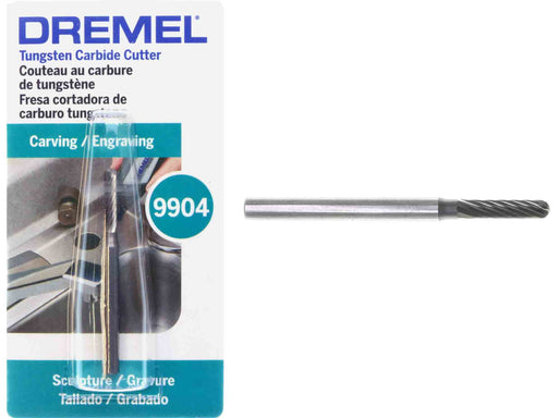 Dremel 9904 - 3/32 inch Round End Cylinder Carbide Cutter - widgetsupply.com