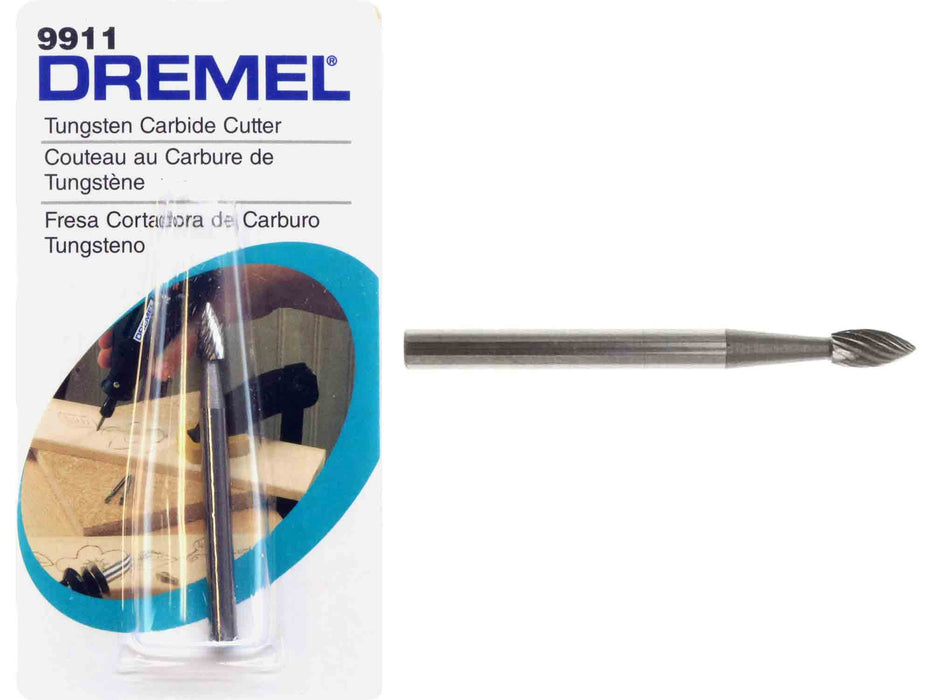 Dremel 9911 - 1/8 inch BUD Tungsten Carbide Cutter —