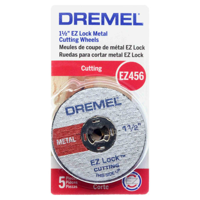 Dremel EZ456 EZ Lock Cut-off Wheels - Cuts Metal - 5pc - widgetsupply.com