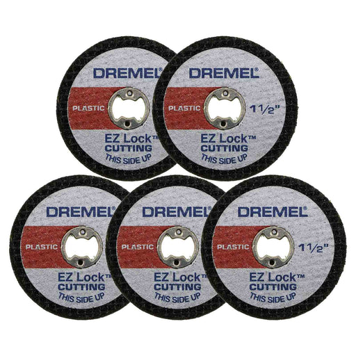 Dremel EZ476 EZ Lock Cut-off Wheels - Cuts Plastic - 5pc - widgetsupply.com