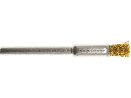 Brass End Brush - 1/8 inch shank - widgetsupply.com
