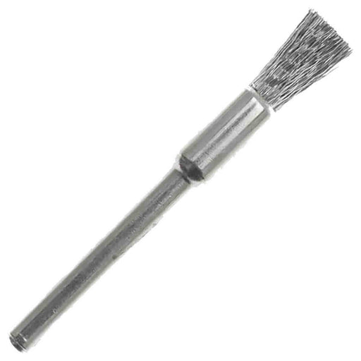 06mm Stainless Steel End Brush - 1/8 inch shank - widgetsupply.com
